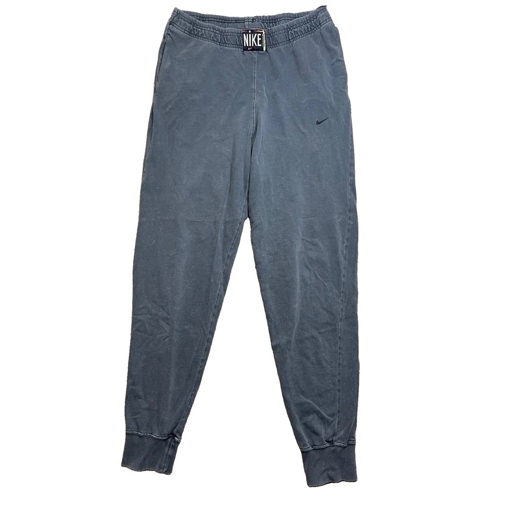 Vintage‎ Nike Sweatpants Gray Joggers Swoosh Men's Size Small Cotton
